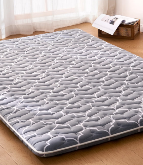 6th Generation Japanese Floor Futon Mattress - Extra-Thick 9-Layer Modern Futon with 100% High-Density Foam, Portable Floor Mattress Sleeping Pad for Adults, Guest Room, Dormitory, Queen Size(60"X80")