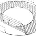 Weber Gourmet BBQ System Hinged Cooking Grate Add Charcoal Without Removing Grate, Includes 12" Insert, Fits 22.5" Weber Charcoal Grills, Kettle