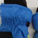JEELAD Kids Snow Gloves - Winter Ski & Snowboard Gloves for Boys & Girls (XS (3-5 years old), A-Blue)