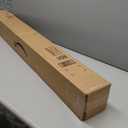 LazBlinds No Tools No Drill Cordless Bamboo Roman Shades, Light Filtering Window Treatment, Roll Up Bamboo Blinds for Windows 44'' W x 64'' H, Wood