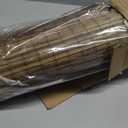 UNISHADES Cordless Bamboo Roman Shades for Windows, Blinds Size (34.5" W 64" H) Colour (Highfield Teak)
