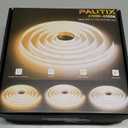 PAUTIX COB LED Strip Light White CCT Tunable 32.8ft/10m,UL-Listed 6400LEDs Dimmable 2700K-6500K CRI90+ 24V LED Tape Light Kit with APP Control/Music Mode,for Under Cabinet Bedroom Kitchen DIY Lighting