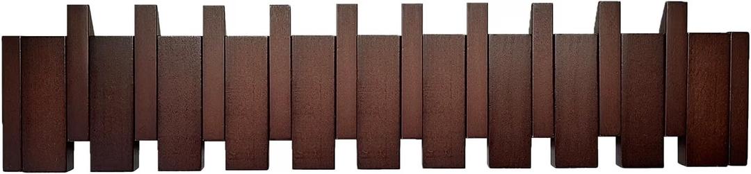 Piano Coat Rack 10-Hooks Wooden Wall Hooks Entryway Hanger Piano Key Coat Rack Wall Mount Wood Wall Hooks for Hanging Towel Hat Clothes Dog Leashes Heavy Duty Wall Mounted Wooden Coat Rack
