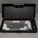 YUNZII B75 PRO Wireless Mechanical Keyboard, 75% Gaming Keyboard Gasket Hot Swap Custom Keyboard with Knob, Pre-lubed Switches RGB, Bluetooth/ Type-C/ 2.4G Creamy Keyboard(Blue Grey Switch, Black)