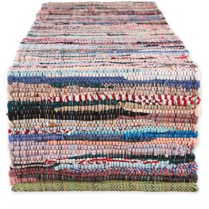DII Handmade Chindi Tabletop, Reversible and Machine Washable, Table Runner, 14x72, Multicolor