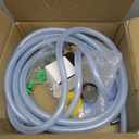 Adjustable Long Range Downstream Injection Nozzle Kit 2-2.5 GPM, Pressure Washer Spray Nozzle, Spray Nozzle Pressure Washer with 1/4" Quick Connect/15FT Hose/Shut-off Valve/Filter.2000 to 3000 PSI.
