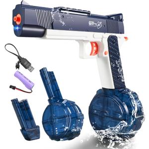 Electric Water Guns for Adults - Automatic Water Gun Powerful, Water Gun with 510cc High Capacity, Electric Squirt Gun, Blue