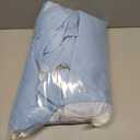 Light Blue Blackout Curtains 84 inch Length - Double Layers Blue Romantic Curtains with Sheer Overlay, Window Curtains & Drapes for Kids/Girls/Boys Bedroom Living Room Nursery, 2 PCs