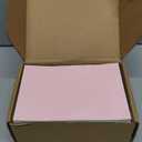 MUNBYN 4"x6" Pink Direct Thermal Shipping Labels, Commercial Grade Permanent Adhesive Fanfold Mailing Postage Label Paper for Thermal Printers and Packages, 500 Sheets per Stack