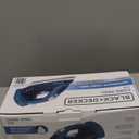 BLACK+DECKER Steam Iron for Clothes with Retractable Cord, Vertical Steaming, Anti-Drip Design, Spray Mist and Auto Clean Button, 1200W (12.72" x 5.63" x 6.30")