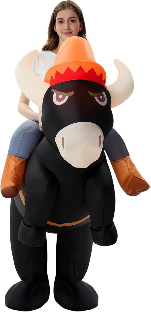 WinnerWhy Inflatable Costumes Adult Blow up Ride-on Outfit Mexican Cosplay for Men Women Carnival Cinco De Mayo Party