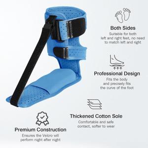 Upgraded Plantar Fasciitis Night Splint (Sky Blue)