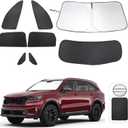 TINGLU Window Shades for Kia Sorento SUV 2021-2025 2026 Accessories Side Full Windows Rear Triangular Windshield Sun Shade Sun UV Rays & Privacy Protection for Camping,Napping,and Relaxing 8PCS