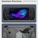 Miimall Protective Case for ROG Ally X 2024 Game Console,Slim Fit for Asus Rog Ally X Cover Case Kickstand, Shockproof Anti-Scratch Ultra Clear Case for ASUS ROG Ally X 2024 Accessories (Clear)