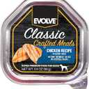 Evolve Pet Food Classic Crafted Meals Chicken Recipe Dog Food, 3.5 Ounce (Pack of 15) (EXP 01/06/28)