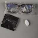 livho Oversized 99% Blue Light Glasses for Woman - Rectangle Fashion Glasses for Computer, Chic Preppy Frame - Anti Eyestrain
