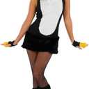 Fun Shack Womens Penguin Costume Halloween Dress Animal Christmas Costumes for Women, Large