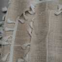 Oubonun Cotton Linen Rectangular Tablecloth - Wrinkle Resistant & Waterproof - Machine Washable Table Cloth with Tassels for Kitchen & Dining, 55''x70'', 4-6 Seats (Light Coffee Plaid)