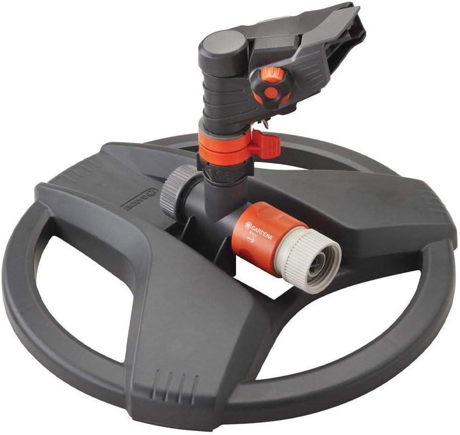 Gardena (38142) Classic Impulse Sprinkler on Weighted Sled Base. Include Original Gardena Quick Connect for Quick and Easy Attachment to Your Hose.