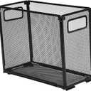 Menolana Hanging File Folder Box Folder Sorter Metal Document Folder Rack File Basket Hanging File Box File Crate for Office Home Desk