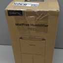 MistFree Evaporative Humidifier for Bedroom, 3L No White Dust for Sensitive Individuals, Auto Humidity Control, Works with Tap Water, Night Light, Easy Clean Tank for Home & Small Room