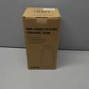 ALMA White Ceramic Vase 11 Inch Tall, Boho Vases for Tulips, Large Table Vase for Pampas Grass in Any Modern Home Decor, Kitchen Table Centerpiece, Shelf, Mantel Decor