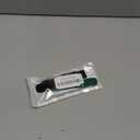 2 Pack Waterproof Bands Compatible with Amazfit Bip 3 Pro Watch Band, Soft Silicone Replacement Band for Amazfit Active/Gts 4 Mini/Gtr Mini/Bip 3 Smartwatch (Black/Green)