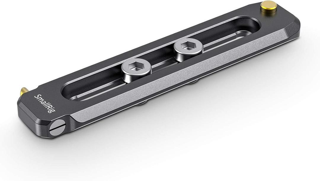 SMALLRIG Universal Low-Profile Quick Release NATO Rail Safety Rail 90mm/3.5inches Long with 1/4'' Screws for NATO Handle Camera Cage EVF Mount  BUN2484