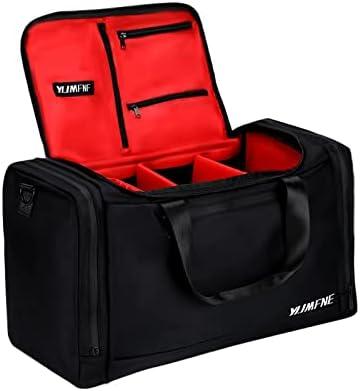 Sneaker Bag for Travel, Premium Multi-functional Duffel Bag, Gym Training Bag With 3 Adjustable Compartment Dividers, Waterproof Outdoor Sports Bag Red