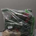 3 ft Artificial Mini Christmas Tree, Remote Control and Timer, Tabletop Small Christmas Trees 50 Warm White&Colorful Dual Color Lights 110 Tips 12 Pinecones 12 Red Berries Burlap Base Home Xmas Decor