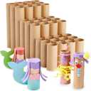 Bright Creations Cardboard Tubes - Toilet Paper Rolls for Crafts & Paper Tubes - Sturdy Project Base & Sculpting Cardboard Rolls for Assorted DIY Art Materials & Supplies - 4, 6 & 8 in, 36-Pack
