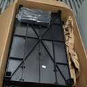 LUXOR LP54E-B 54"H AV Cart - 3 Large Shelves Electric