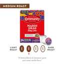 Community Coffee Mardi Gras King Cake Flavored, 60 Single-Serve Keurig K-Cup Pods, Medium Roast, 60 Count (Pack of 1)