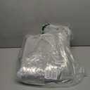 6 x 10FT Outdoor Clear Tarp Curtain Waterproof Wind-Proof 24 Mil Transparent Vinyl Tarp for Patio Pergola Garden Canopy Rainproof Anti-Tear PVC Thick Cover with Grommets