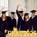 Aurelema 9 Pcs 2026 Graduation Party Decorations Grad 2026 Lights up Sign with Grad Cap Light for Kindergarten Preschool High School College Graduation