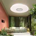 ele ELEOPTION 17 Inch 24W Smart Bluetooth LED Close to Ceiling Light Flush Mount with Remote or Phone Control Dimmable Low Profile Ambient Light Fixture for Kitchen Bedroom Living Room