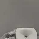 Drive Medical RTL12027RA 2-in-1 Raised Toilet Seat with Removable Padded Arms, Standard Seat