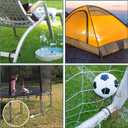 Eurmax USA 12" Windproof Trampoline Stakes,Rust-Proof Galvanized Steel U-Shape Ground Anchor,Commercial Tent Stakes for High Winds,Secure Anti-Flip Tie Down for Soccer Goals,Swing Sets,Fences&Playsets