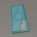 SUPFINE Magnetic for Samsung Galaxy S24 Ultra Case with Screen Protector, (Built-in Magnets) (Military Grade Drop Protection) Slim Translucent Shockproof Phone Case,Blue Green