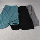 Real Essentials Men's Big & Tall 3-Pack Dry Fit & Mesh Active Athletic Performance Shorts, 5X,
