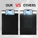 Bubble Mailers 4x8" 100 Pack Black Padded Envelopes Waterproof Usable Size 4x7 Self-Seal Padded Mailing Envelopes Bubble Opaque Padded Mailer for Small Businesses, 4x8-100Pc