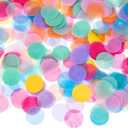 Outus 1 Inch Multicolor Round Tissue Confetti, 10000 Pieces, 3.5oz(Mixed Colors)