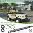 10L0L Golf Cart Rear Axle Shaft with Bearing Seal Kit Driver Side Compactible with for Yamaha G16 G19 G22 1996-2008 Drive 2015-up Golf Cart Replaces JR1-G6511-00-00