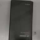 Gravity Electric Salt and Pepper Grinder Set Rechargeable, Automatic Salt and Pepper Grinder Set with USB C Charging Base, Gravity Salt and Pepper Shakers Set Electric (Blue)