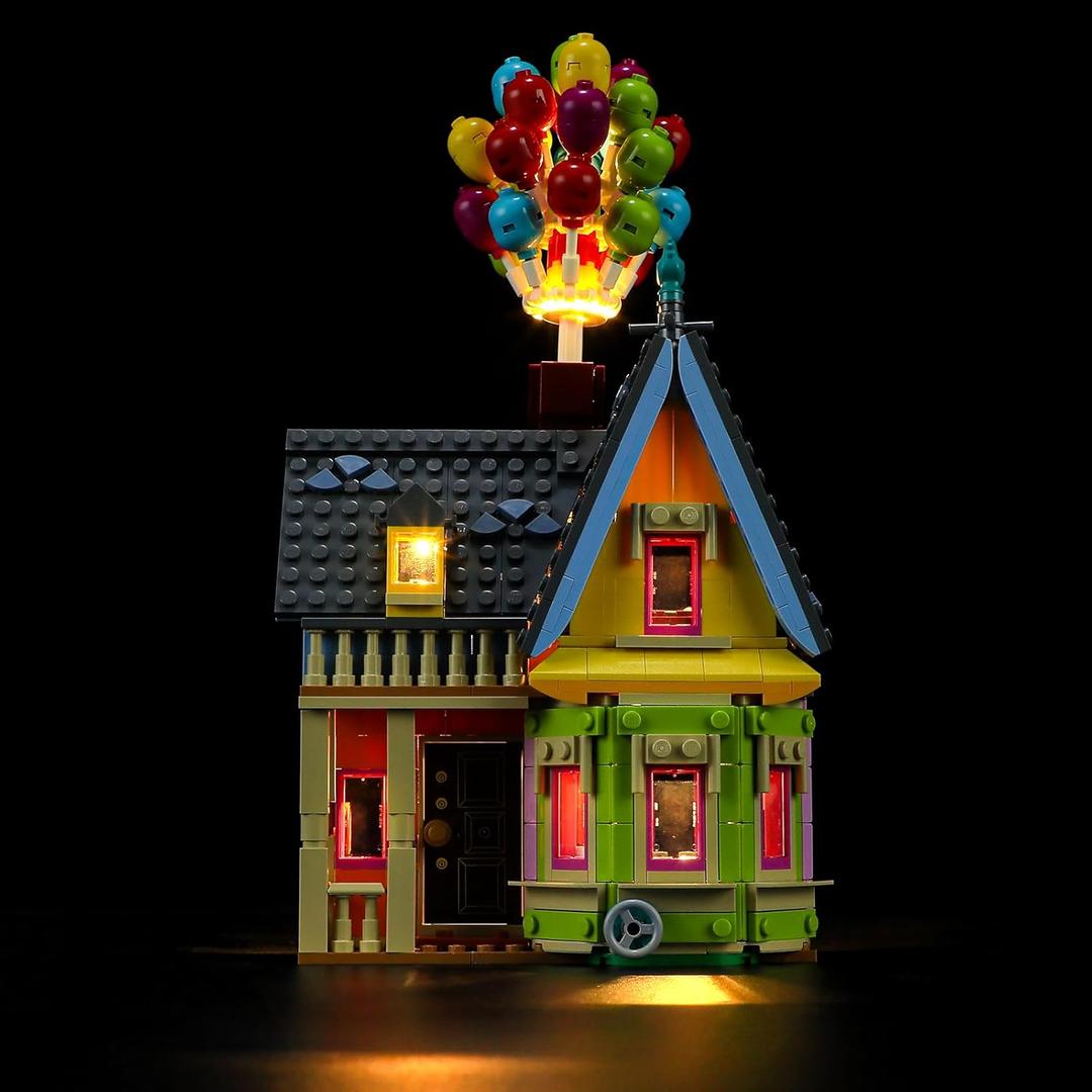 Vaodest LED Light for Lego Disney PixarUpHouse 43217 Set,Design and Configuration Compatible with Model 43217 (LED Light Only, Not Building Block Kit)