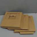 Juvale 24 Pack 6 Count Cupcake Boxes with Windows - To Go Containers for Bakery, Desserts, Muffins (Kraft Paper, 3.7x4.2x3.7 in)