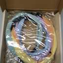 obeoby 8Pcs Girls Headbands, Knotted Headbands for Teen Girls Outdoor Outfit Light Multicolor Series Summer Hairband Hair Accessories Trendy Stuff