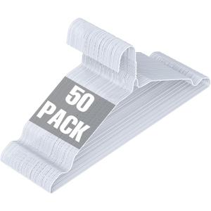 SPECILITE Wire Metal Clothes Hangers Bulk 50 Pack with Groove, 16.7 Inch, 12 Gauge Ultra Thin, Non Slip, for Standard Size Suits, Shirts, Pants, Skirts, White SPECILITE Wire Metal Clothes Hangers Bulk 50 Pack with Groove, 16.7 Inch, 12 Gauge Ultra Thin, Non Slip, for Standard Size Suits, Shirts, Pants, Skirts, White