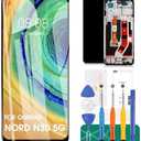 for Oneplus Nord N30 5G Screen Replacement for Oneplus Nord N30 5G LCD Screen Digitizer Repair Kits for Oneplus Nord N30 5G CPH2513 Touch Screen Display Assembly Replacement with Frame CPH2515
