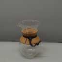 Bodum 34oz Pour Over Coffee Maker, High-Heat Borosilicate Glass with Reusable Stainless Steel Filter and Cork Grip - Made in Portugal